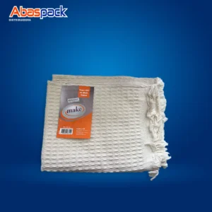 Trapo de piso blanco panal 50x60